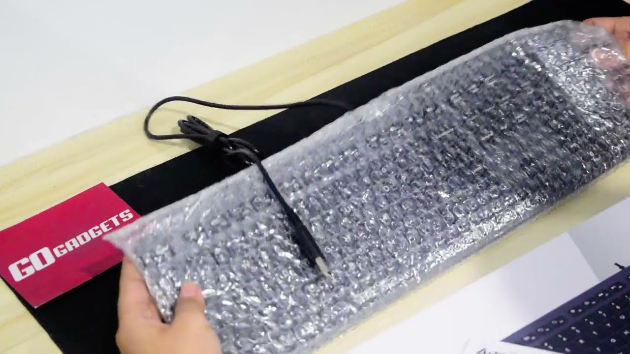 UNBOXING | A4Tech Fstyler FX50 Low Profile Scissor Switch Keyboard Wired USB Grey | GO GADGETS