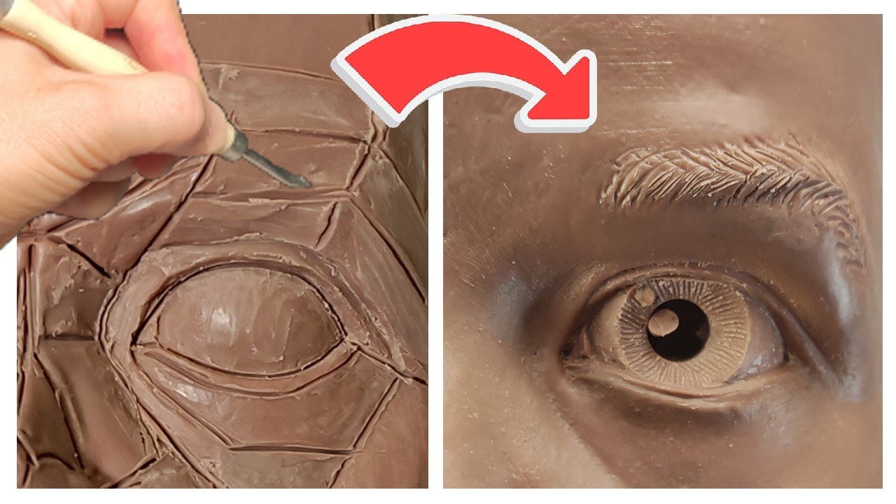 👁‍🗨Como HACER un OJO con PLASTILINA ( TUTORIAL paso a paso)