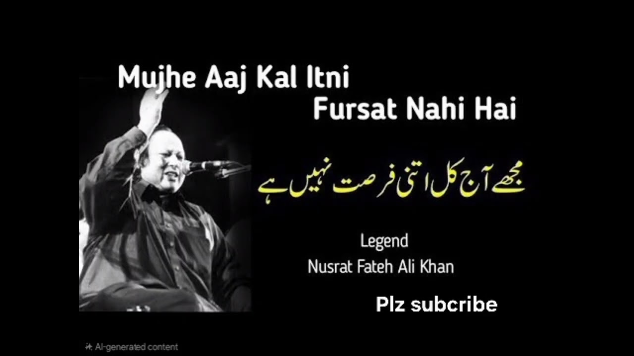 مجھ کو آج کل اتنی فرصت نہیں ہے | Heart Touching Sufi Qawwali 2026 | New Emotional Kalam