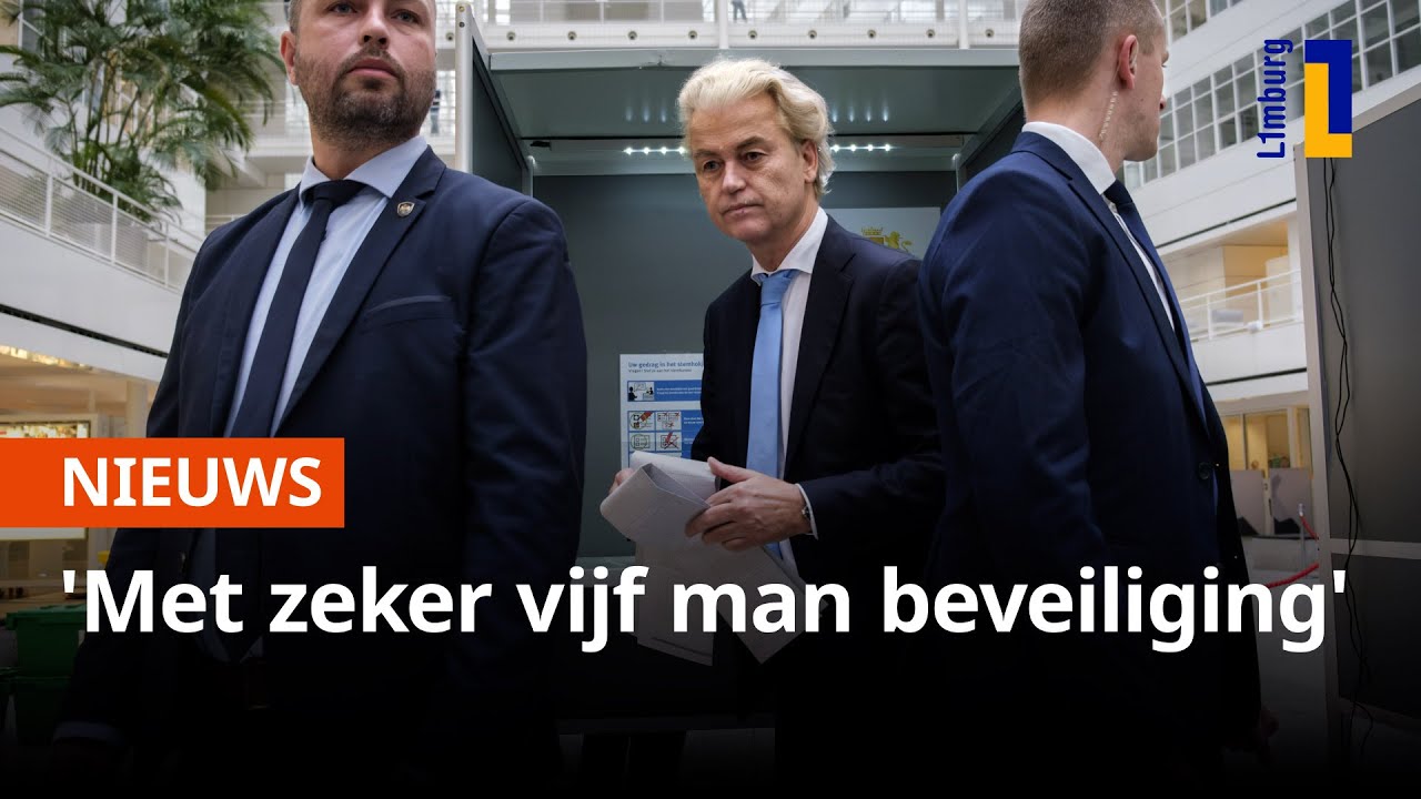 Wilders gaat stemmen: veel beveiligers met hem mee | 1Limburg