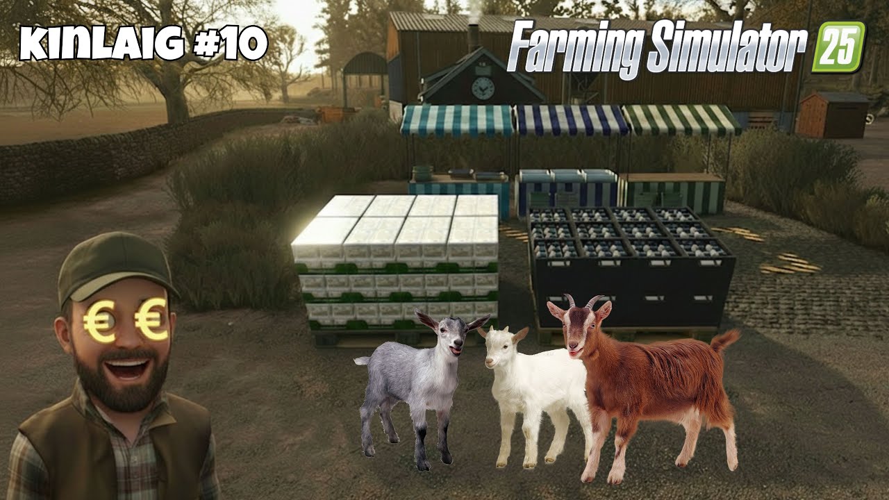 FS25 KINLAIG #10 | Guadagnare oltre 100.000€ con le CAPRE – Farming Simulator 25