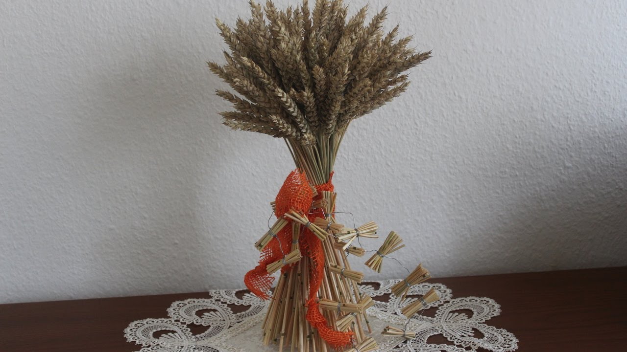 Sommer Floristik Stehstrauß aus Getreide ❁ Deko Ideen mit Flora-Shop