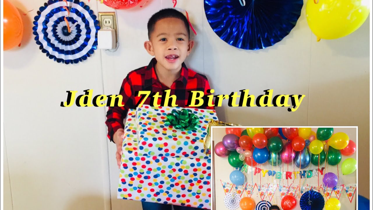 Jden 7th Birthday - Simple Celebration 1