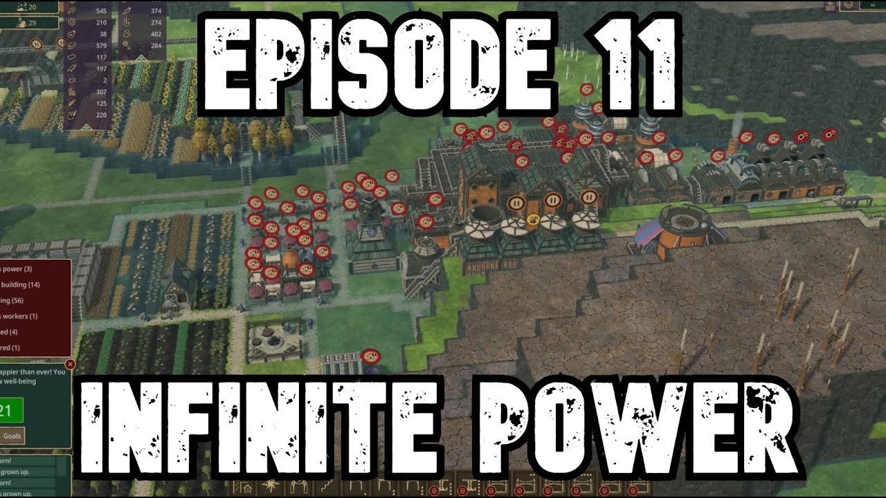 Timberborn - Hard Mode Infinite Power 11 - Crazy fast progress