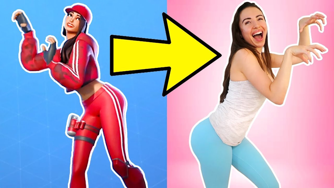 NEW Fortnite Dances in REAL LIFE! (Challenge)