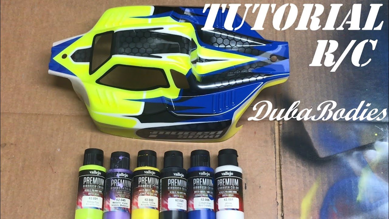 COMO PINTAR UNA CARROCERÍA DE R/C // HOW TO PAINT AN R/C BODYSHELL by DubaBodies