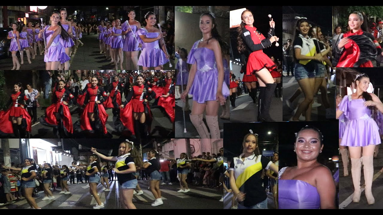ILOBASCO-EL SALVADOR-Fiestas Patronales desfile Bandas y Reina-PIO XIIC SOR HENRIQUEZ-INDI. ISRC.