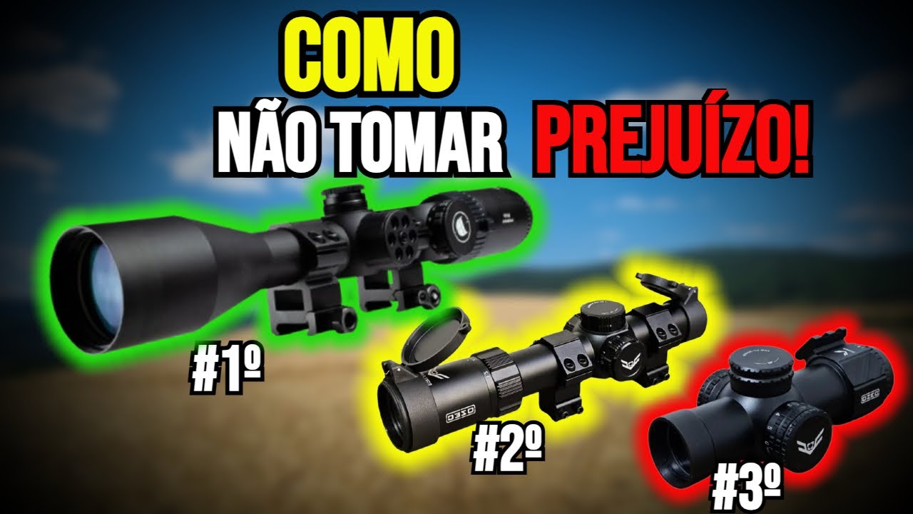Lunetas e carabinas de press&atilde;o. Como escolher direito e n&atilde;o sair no preju&iacute;zo!