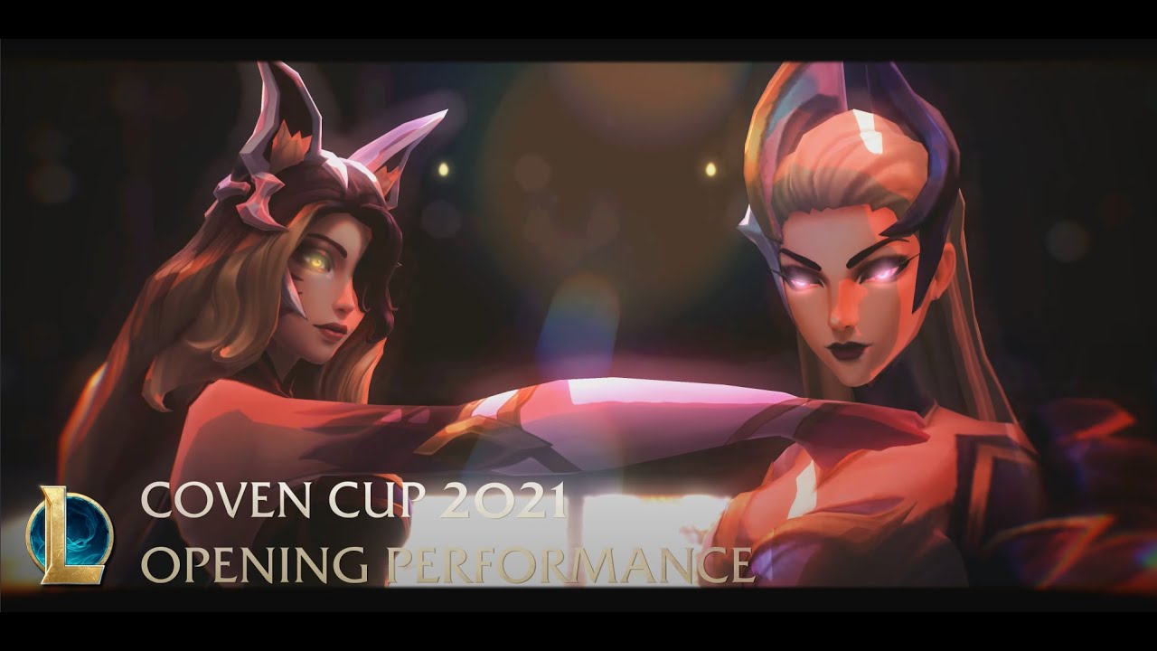 【League Of Legends MMD/4K/60FPS】Coven Evelynn and Ahri 【Monster】