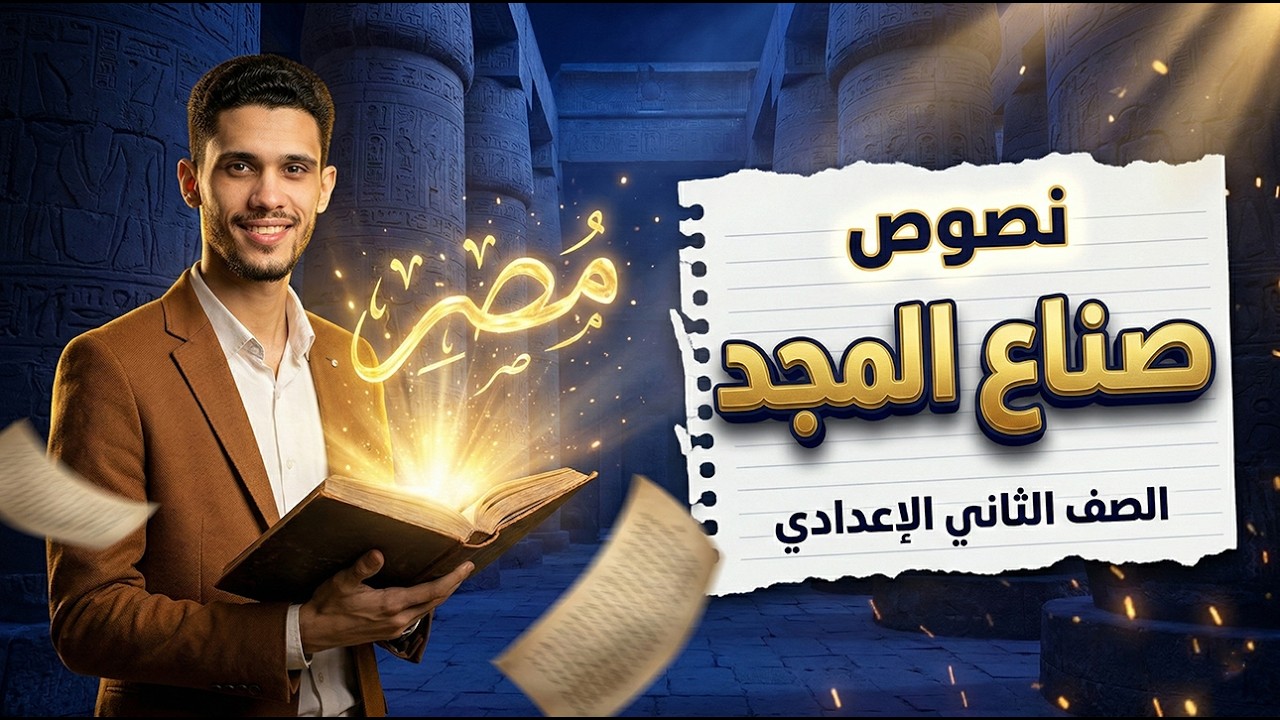 شرح درس صناع المجد | الصف الثاني الإعدادي | بطريقة سهلة  - الترم الثاني