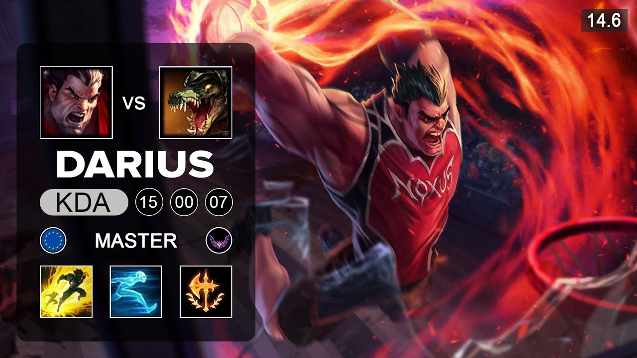 Darius vs Renekton Top - EUW Master - Patch 14.6 Season 14