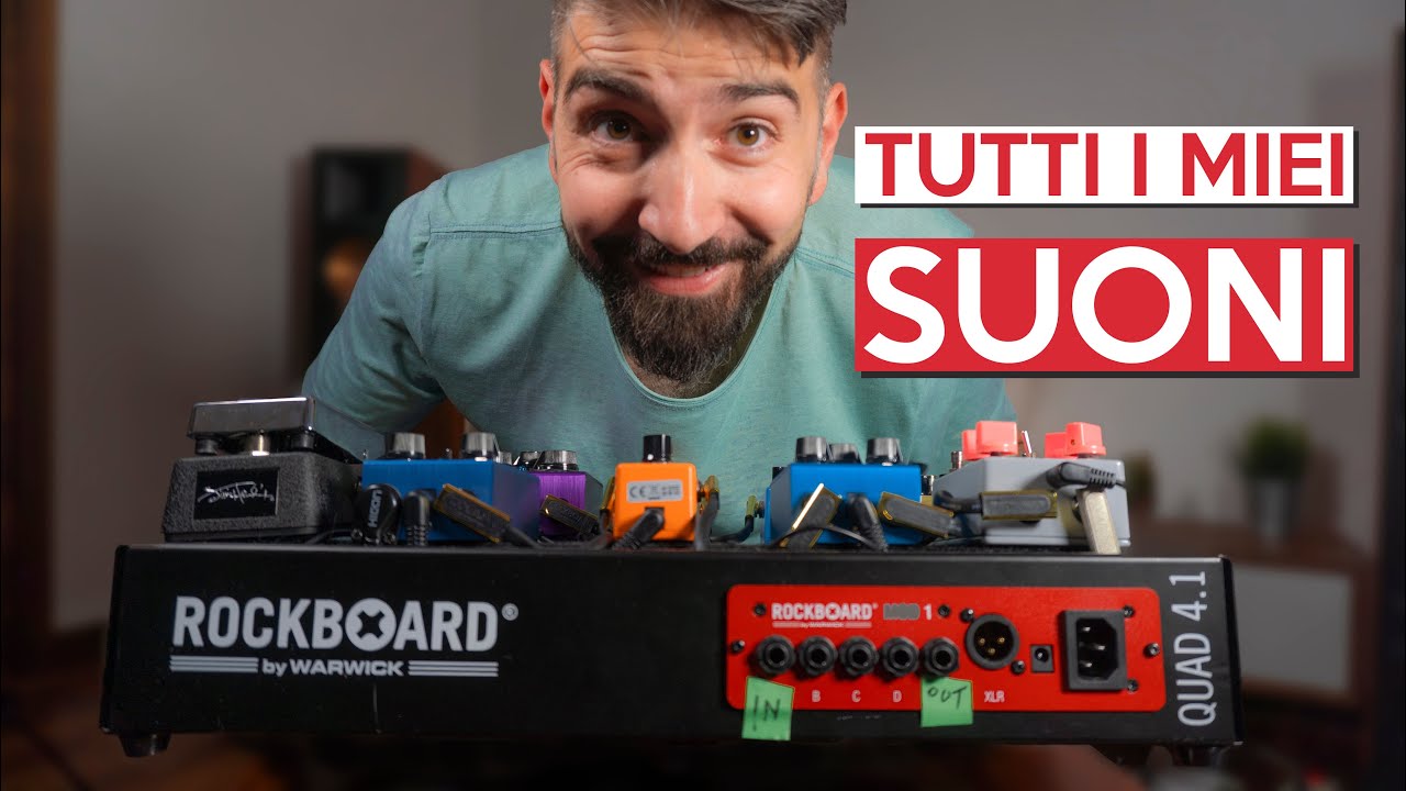 LA MIA NUOVA PEDALIERA | RockBoard + pedali MXR