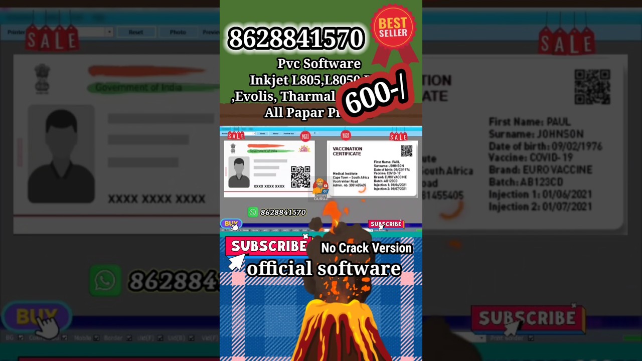 Trending ₹600 PVC Card Printing Software &ndash; Smart ID Pro, Magic Pro & PVC Card Pro in India
