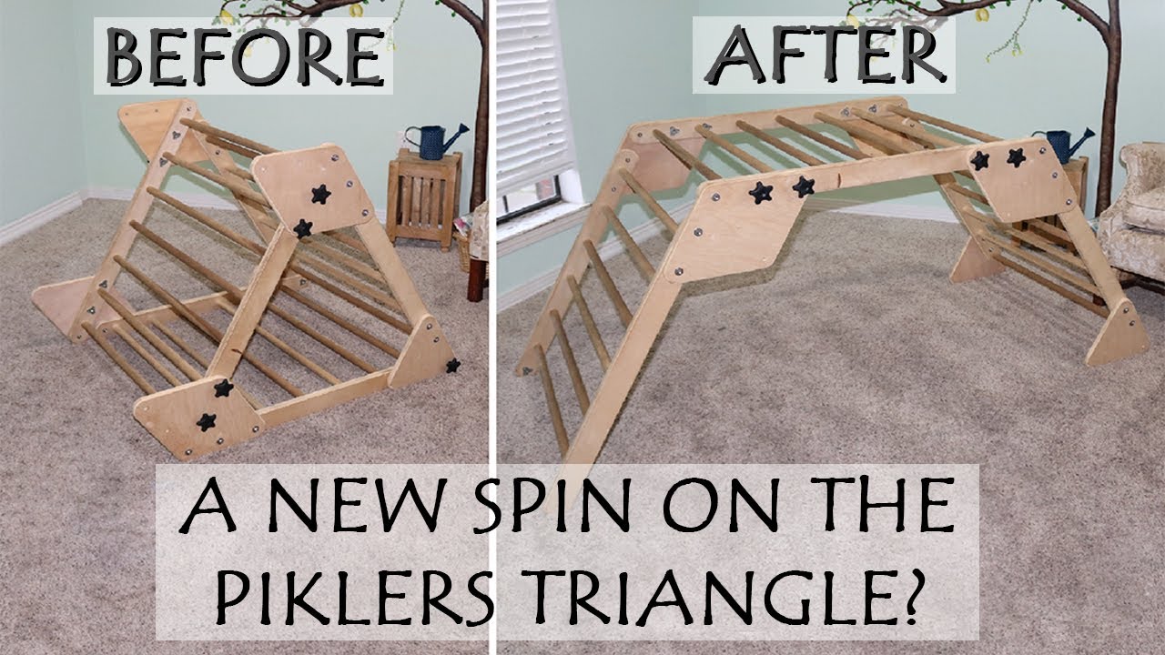 Making a Pikler's Triangle for Our Little Girls Birthday!