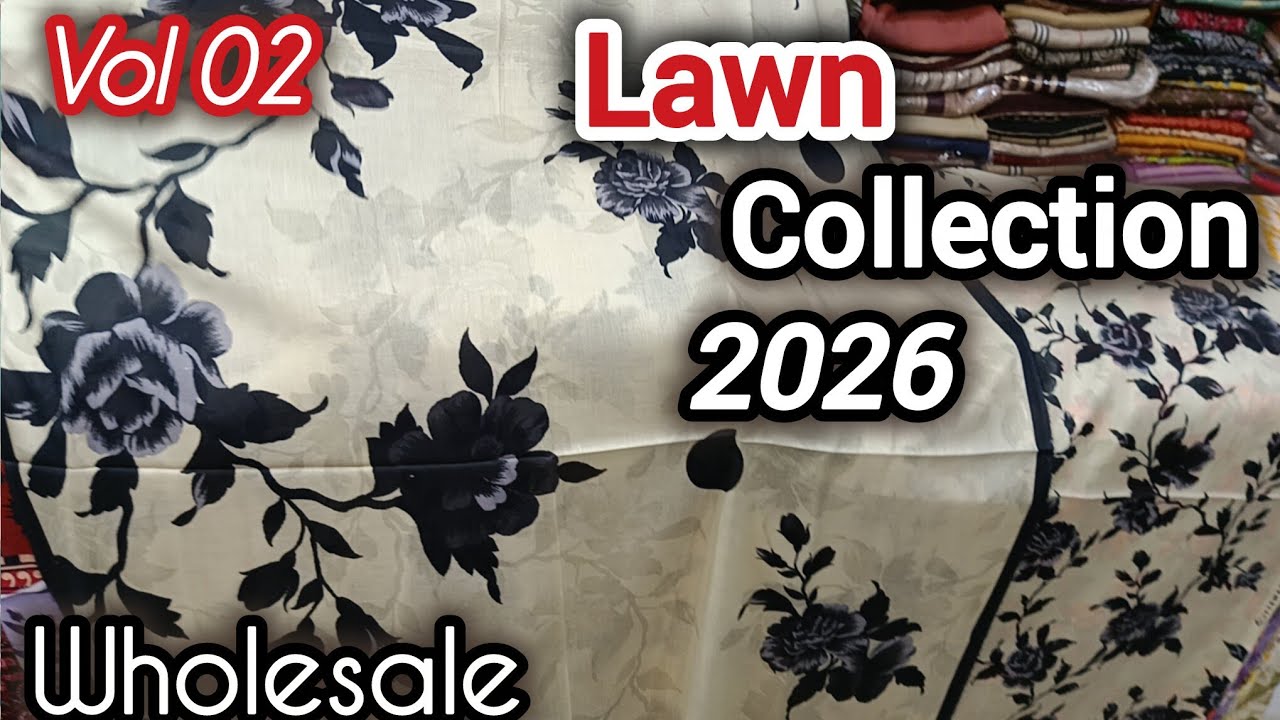 🇨🇳Summer Lawn 2026 Collection💥 Printed shirt🔥Vyl Lawn dupatta 3p🤩Best Quality 🎉 wholesale🎁 - 1860