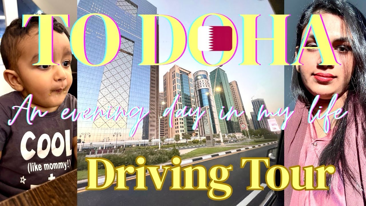 Qatar 🇶🇦 Driving Tour 2025 | An Evening life in Doha | Vlog | Malayalam 👀😇