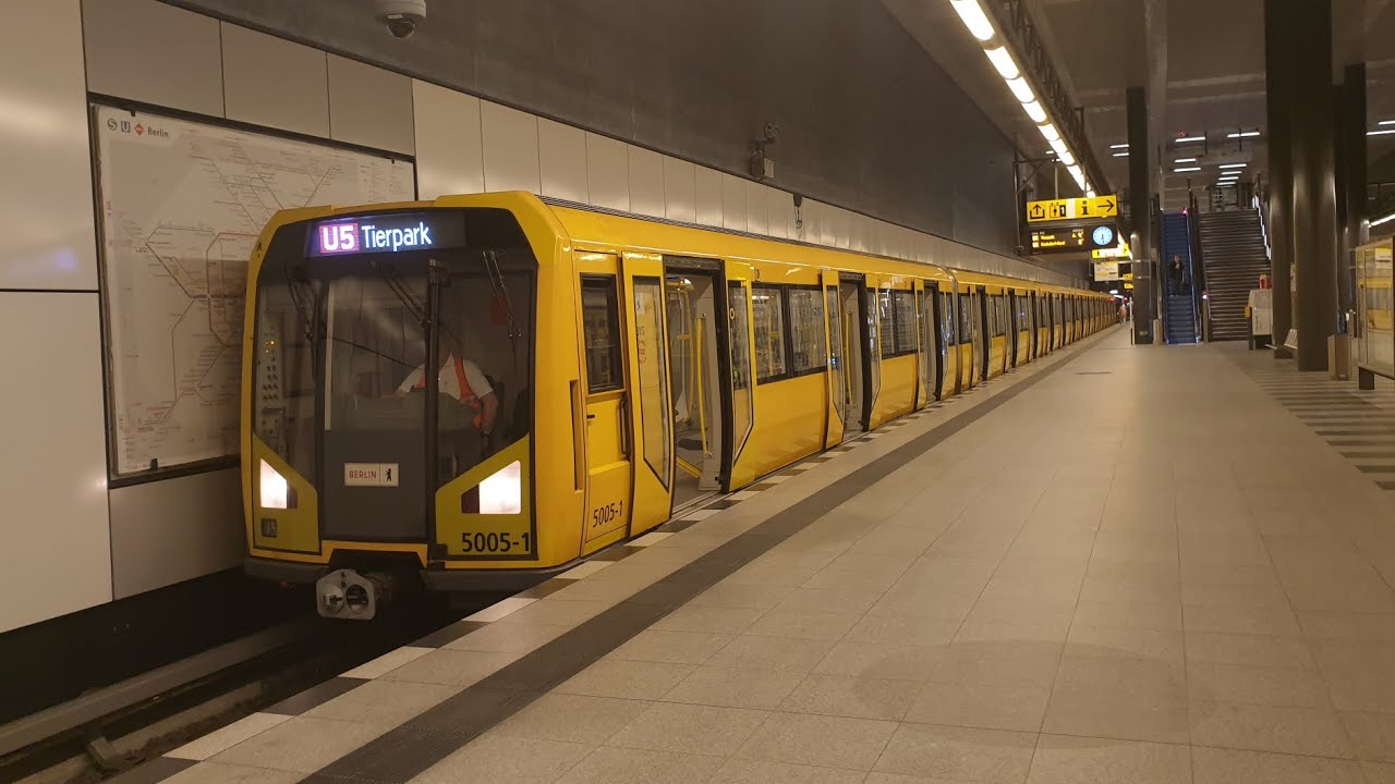 U-Bahn Berlin|Aussetzermitfahrt #20 auf der U5 von Hauptbahnhof bis Tierpark