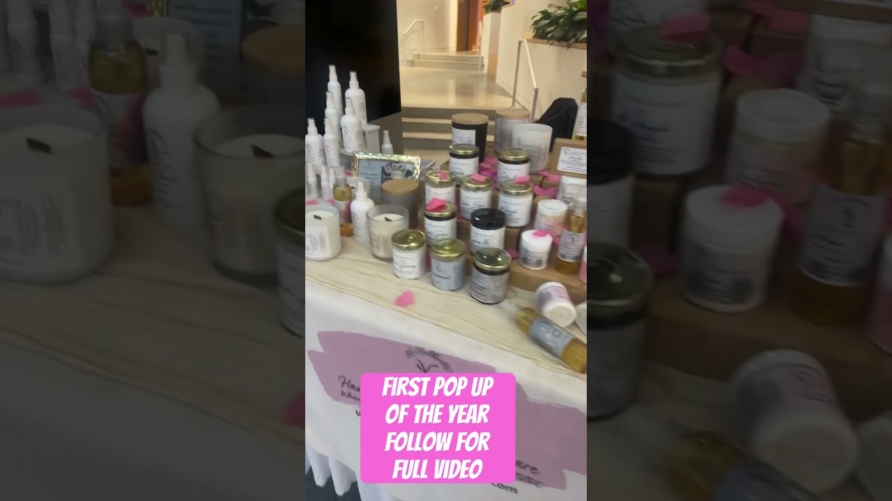 6x6 vending table ideas #mompreneur #christianentreprenuer #popupshop