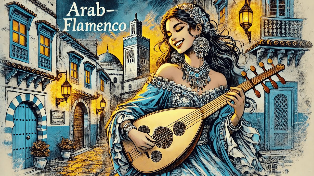 Beautiful Flamenco & Arab Oud Fusion &ndash; Relaxing Guitar & Oud Background Music