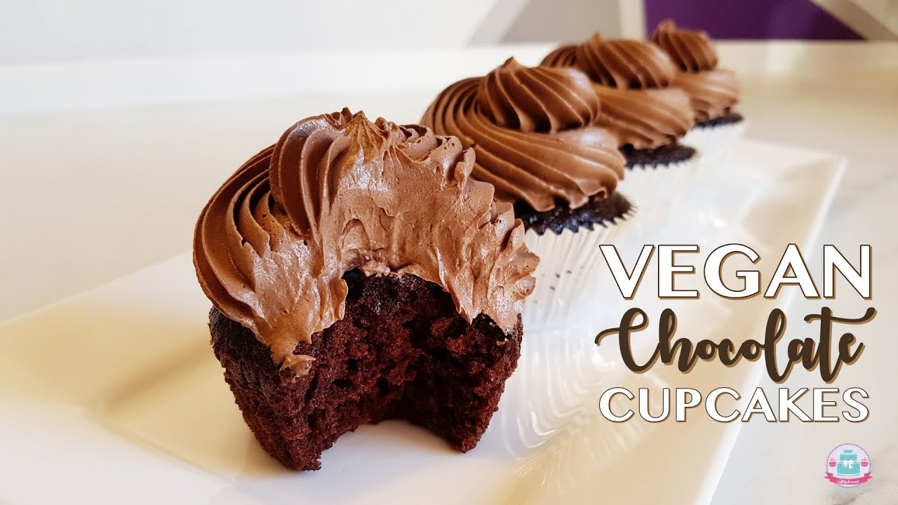 Delicious VEGAN CHOCOLATE cupcake RECIPE | Abbyliciousz The Cake Boutique