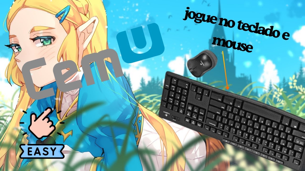 MODO FÁCIL - COMO JOGAR COM TECLADO E MOUSE NO CEMU [2024]
