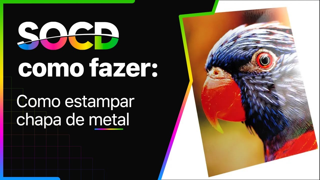 Como Estampar Chapa de Metal.