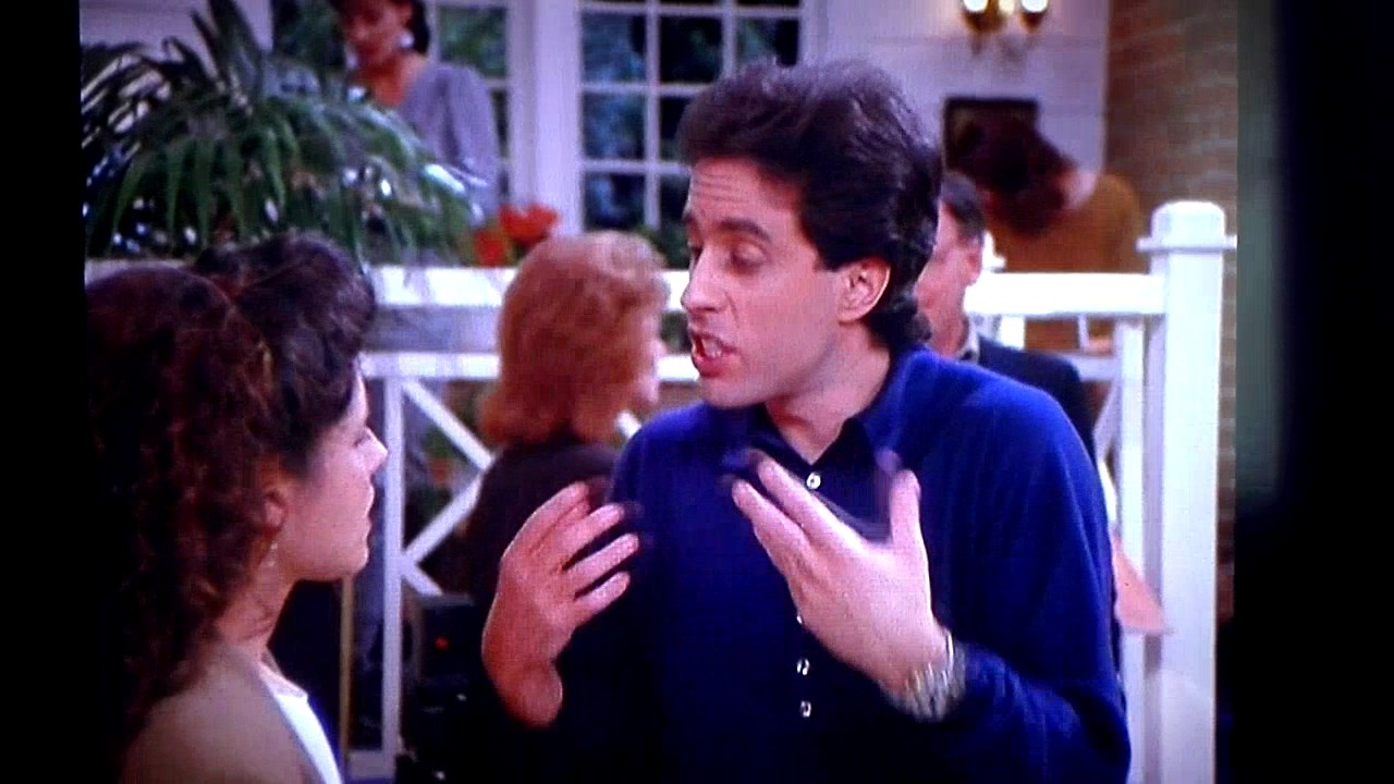 Seinfeld, Jerry - head patting to get him out of a bad situation