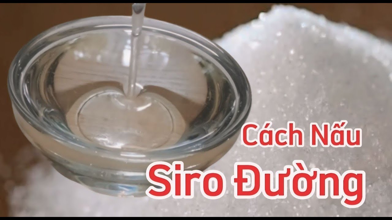 Nấu Siro Đường Tại Nhà Chuẩn Công Thức Pha chế ll Instructions for cooking sugar syrup at home.