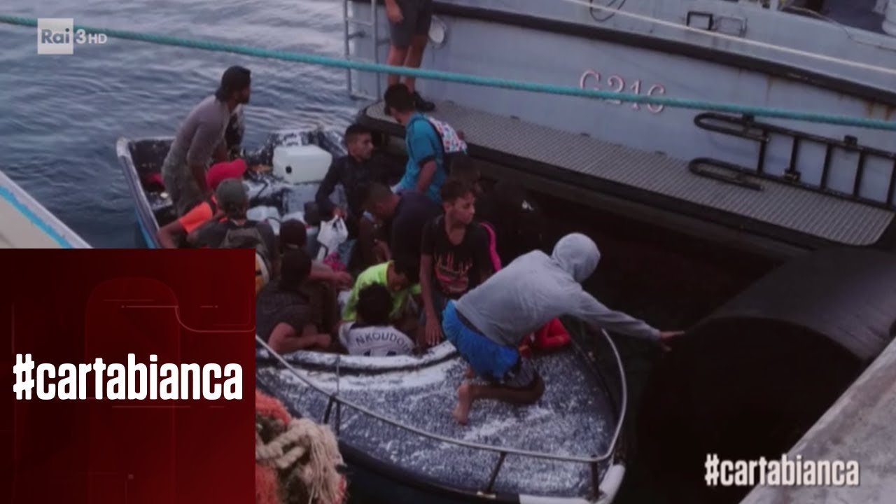 Lampedusa: sbarchi clandestini e navi fantasma - #cartabianca 26/03/2019