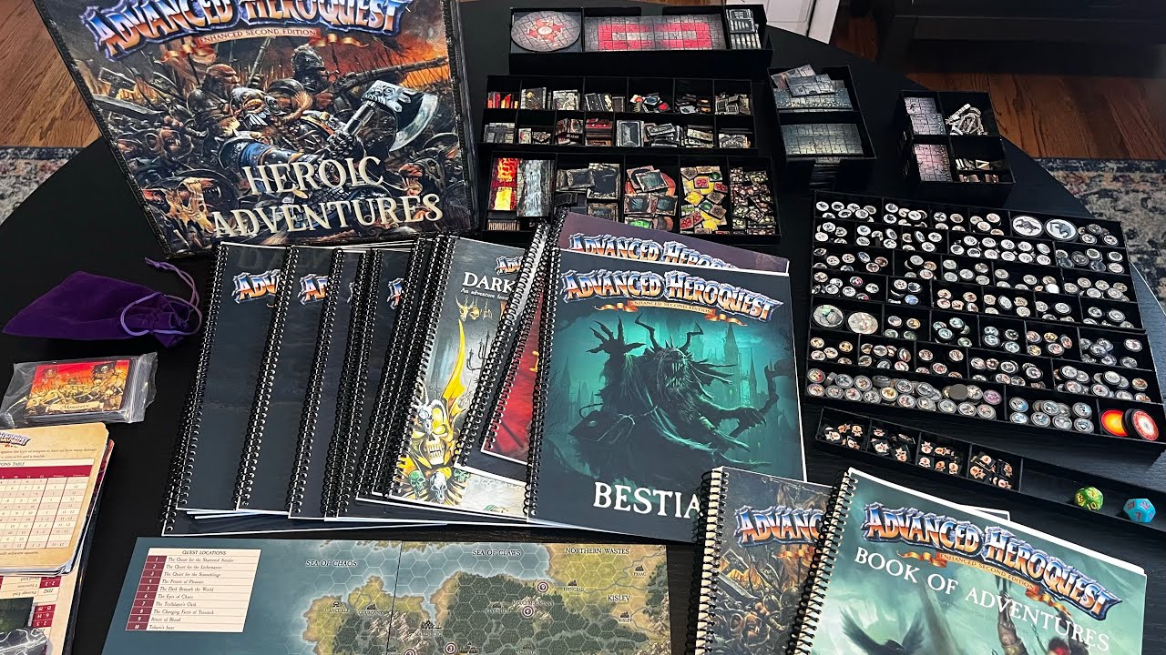 Advanced Heroquest 2nd Edition Print and Play ..the complete look