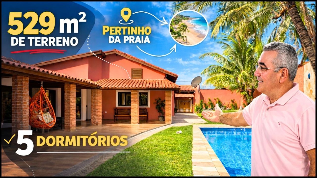 👨‍👩‍👧‍👦 Família Grande? Conheça a Casa com 5 Dormitórios que Vai Unir Todo Mundo!