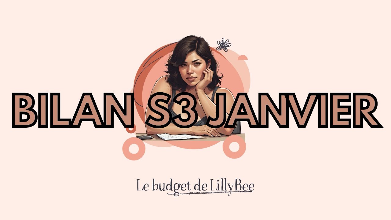 Enveloppes budget - Bilan S3 JANVIER - on enlève le shopping quelques temps…