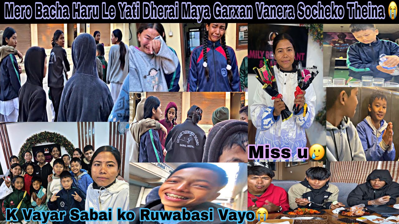 Mero Bacha Haru Le Yati Dherai Maya Garxan Vanera Socheko Theina 😭|| K Vayar Sabai ko Ruwabasi Vayo😭