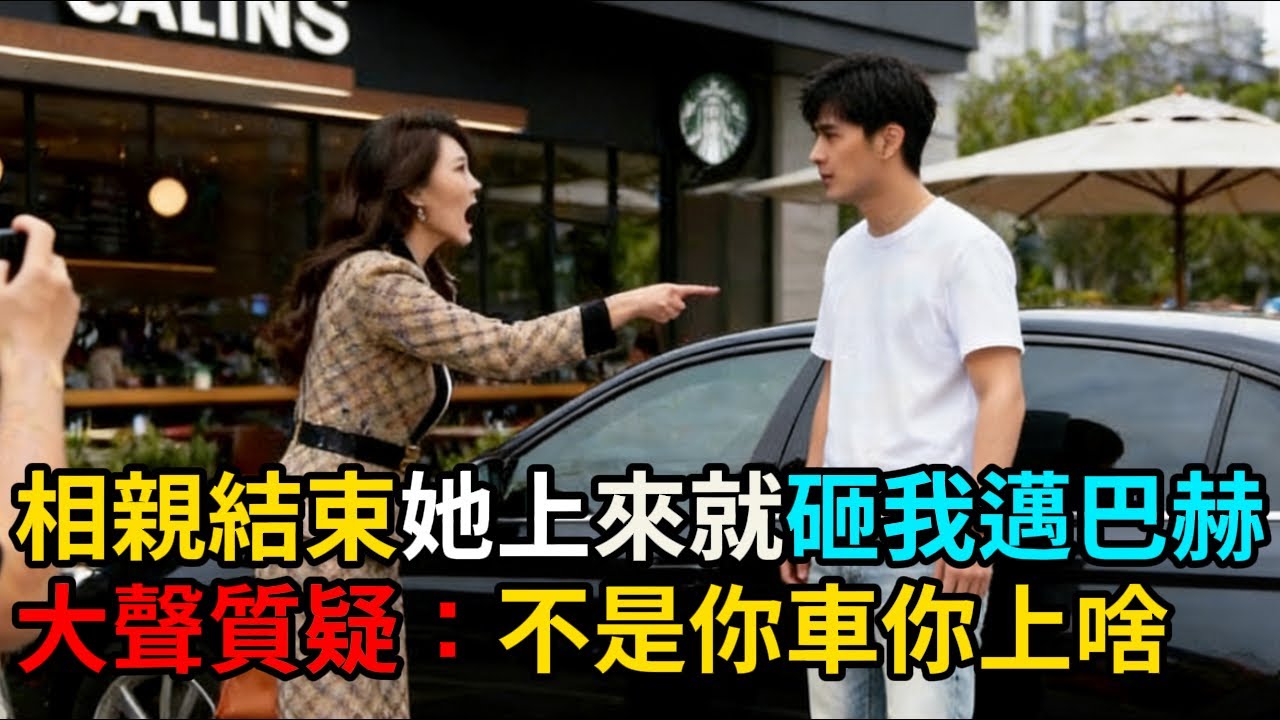 相親結束她上來就砸我邁巴赫，大聲質疑：不是你車你上啥 我：真是我車#情感故事 #老年生活 #人生感悟 #情感共鸣 #感人壹幕 #故事分享 #故事