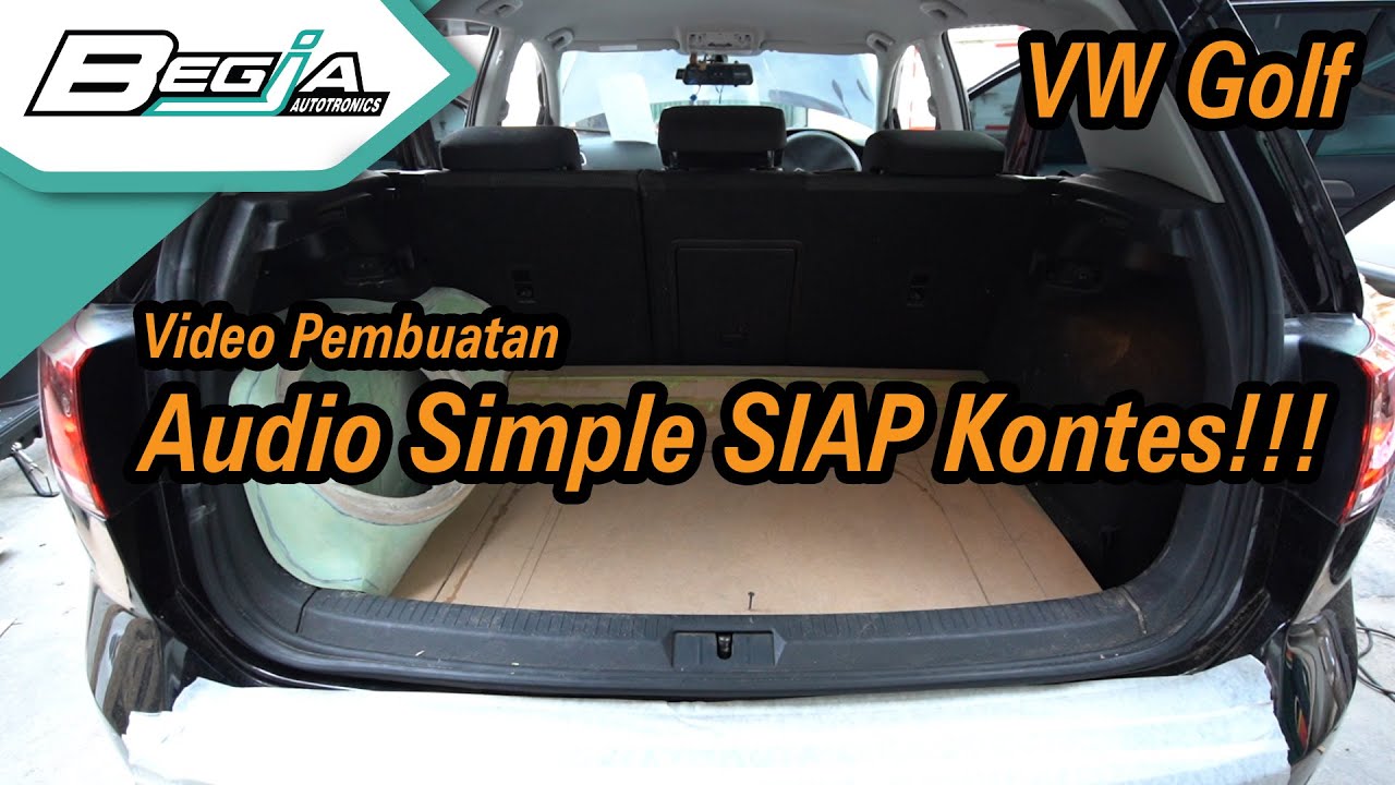 Proses Pembuatan Audio di VW Golf | time lapse video