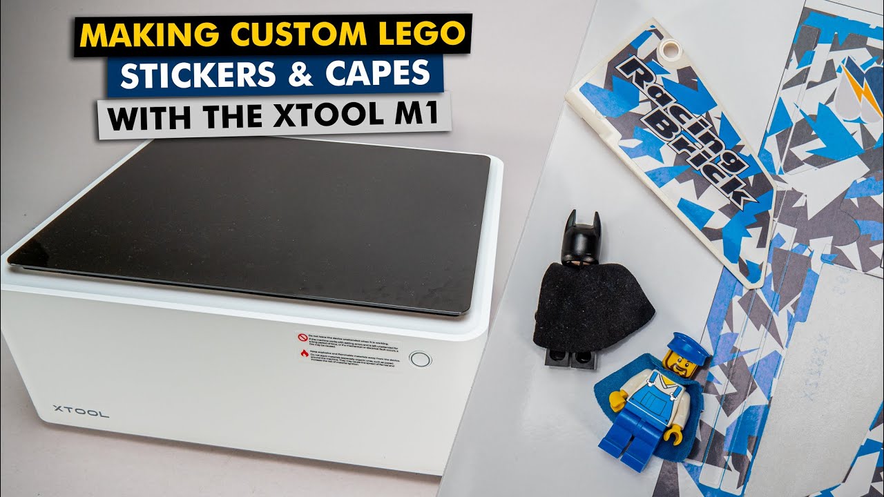 Создание уникальных наклеек LEGO и аксессуаров для минифигурок с помощью лазерного и лезвийного р...