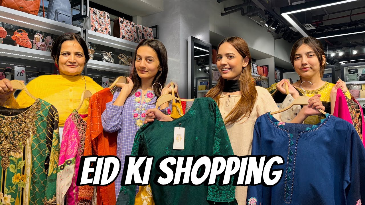 Eid ki Shopping karli |Market sy free ka khana khaya | Sistrology |Fatima Faisal