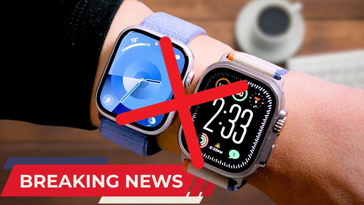 Breaking News: Apple Faces ITC Ban - Say Goodbye to Watch Series 9 and Watch Ultra 2!!