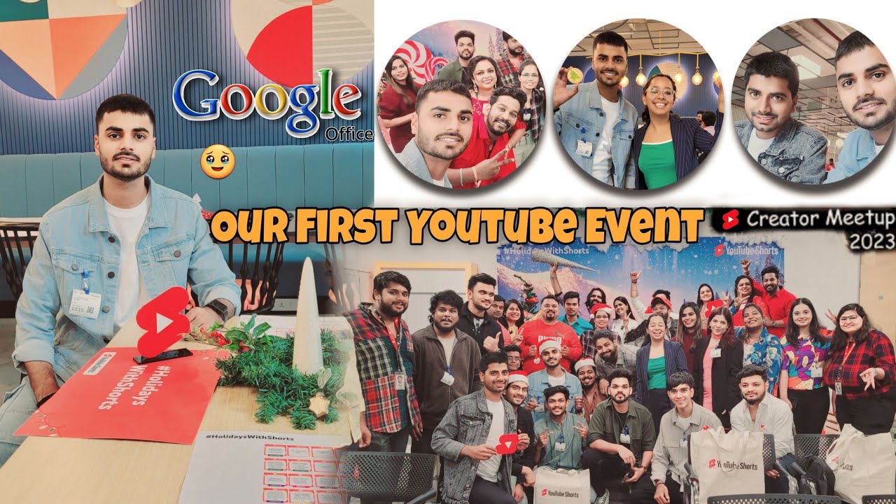 🥰Our First Youtube Event🥹/YouTube community Stars meet-up in google office(Bengaluru)
