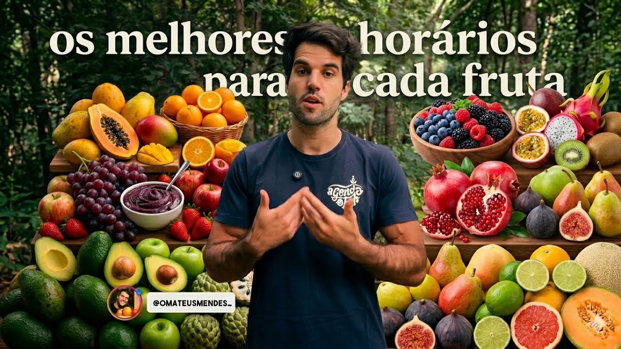 OS MELHORES HORÁRIOS PARA COMER CADA FRUTA 