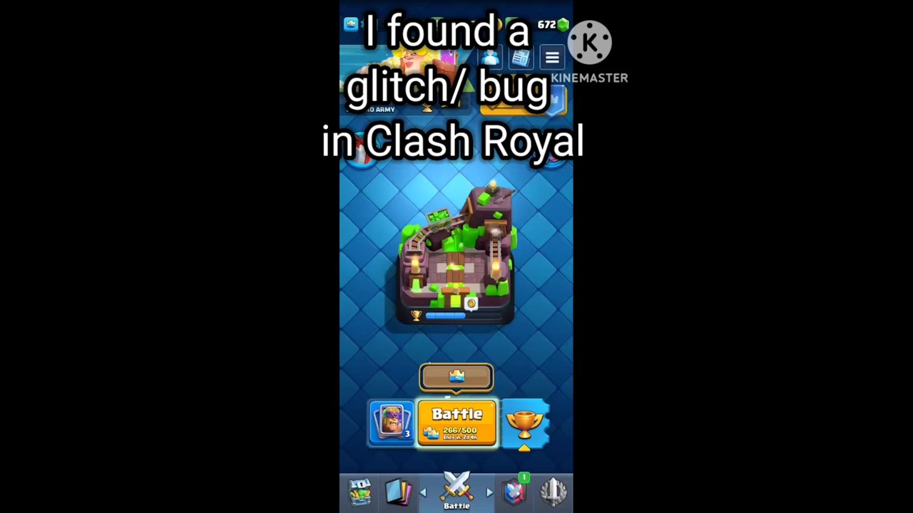 Found a glitch/ bug in clash royal #clashroyale
