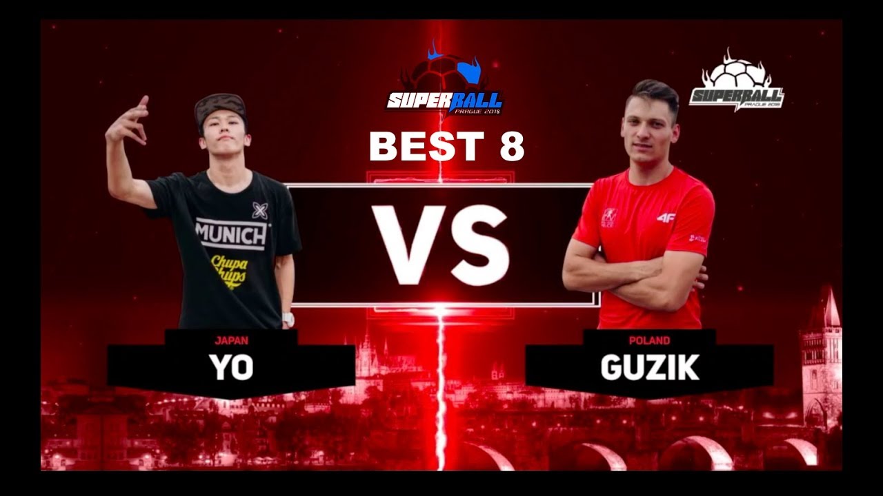 World Freestyle Football Championships ”SuperBall 2018” - BEST 8 Yo vs Guzik