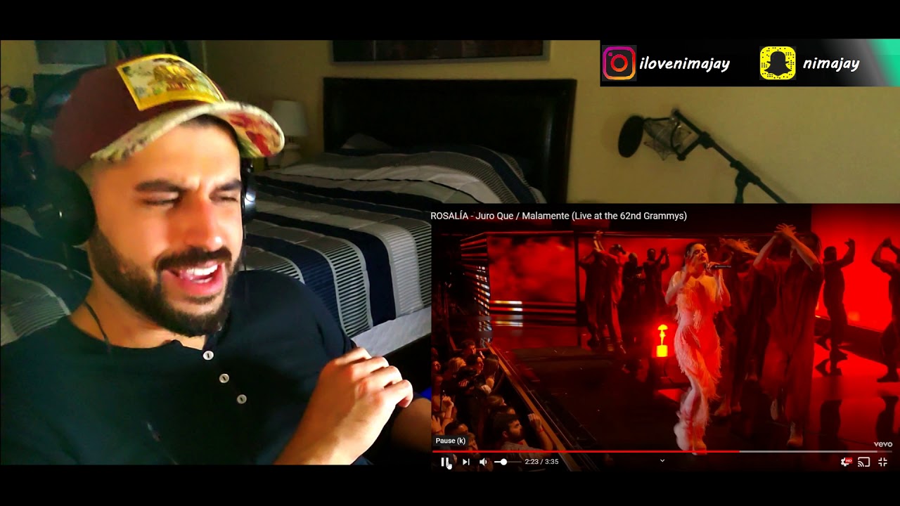 ROSALÍA - Juro Que / Malamente - Live at the 62nd Grammys - REACTION VIDEO!!!