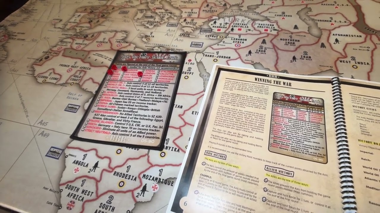 How to Play the BBR Version of Axis & Allies Global 1940