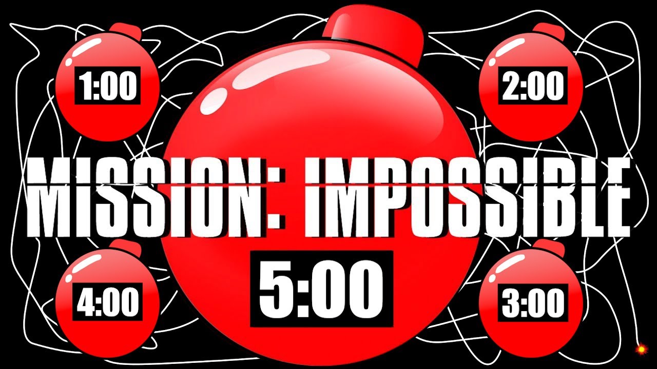 5 Minute Timer [MISSION IMPOSSIBLE] 💣 Explodes Every Minute!