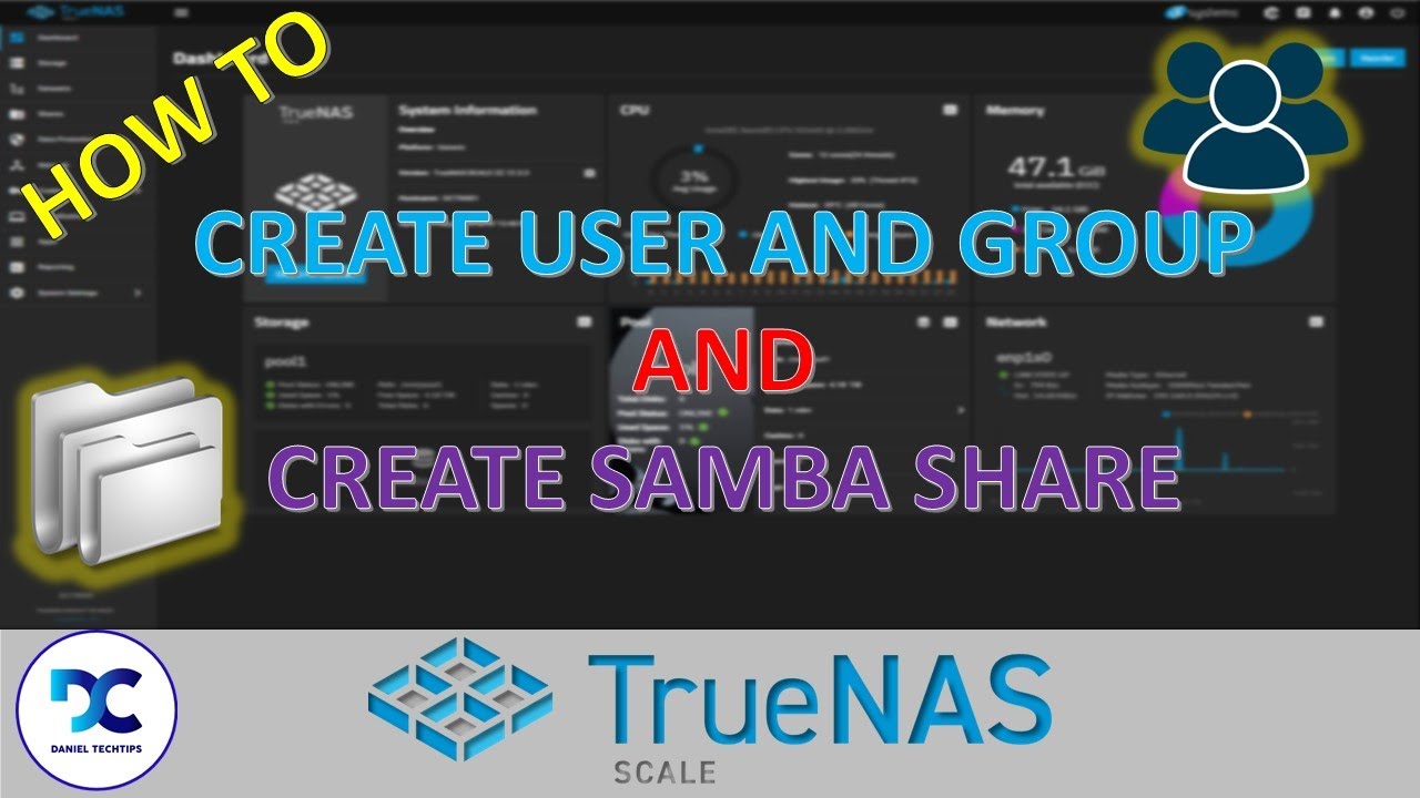 How To Create User, Group & Samba Share in TrueNAS Scale.