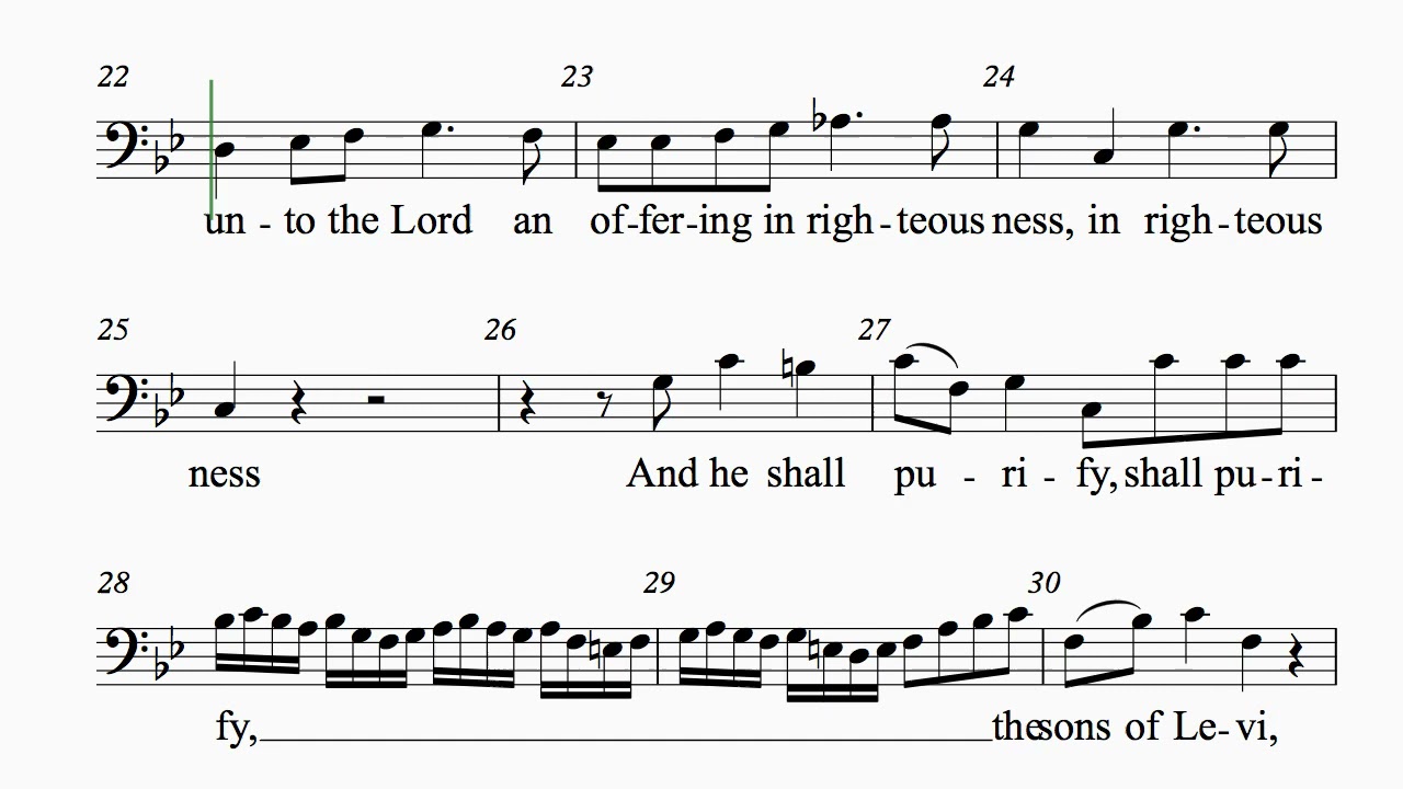 And He Shall Purify 92 Bass