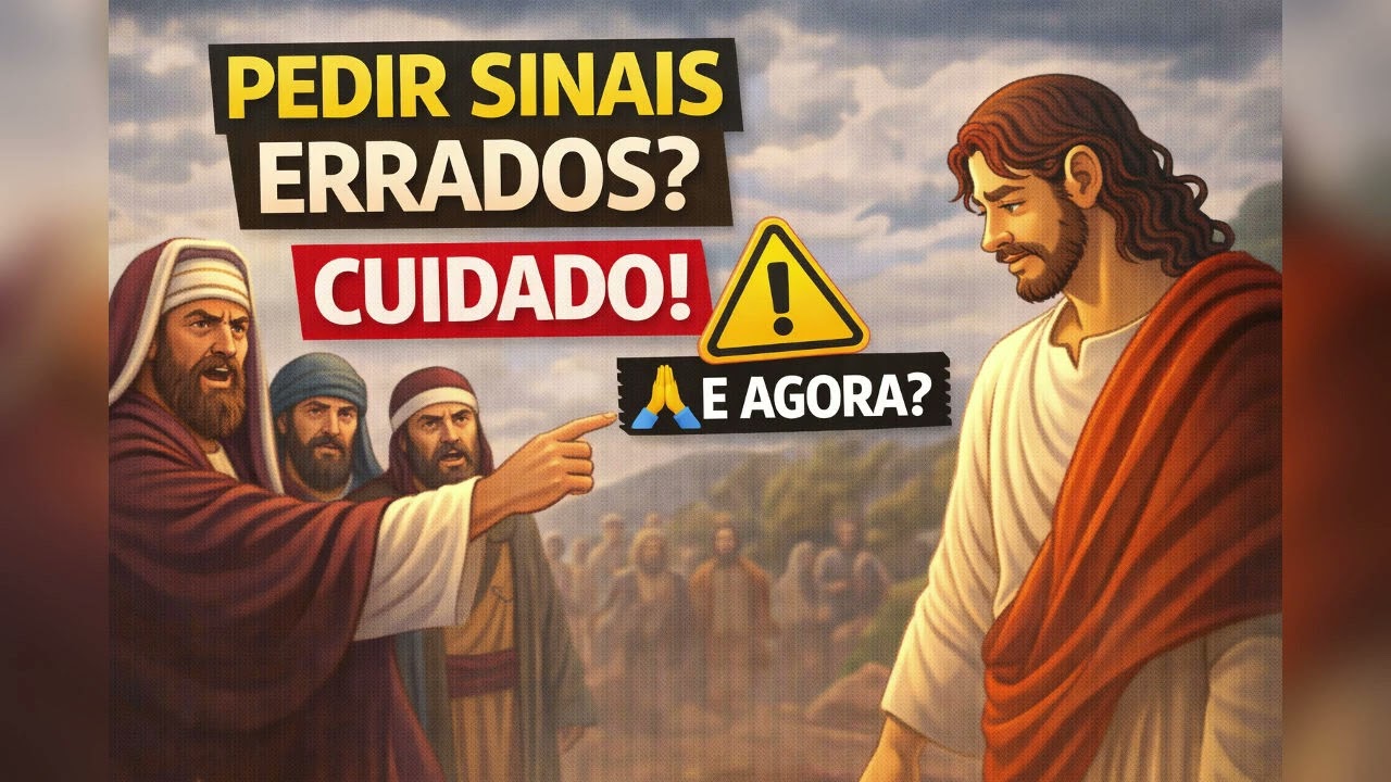 Você Está Pedindo Sinais Errados? ⚠️🙏 | Evangelho Mc 8,11-13