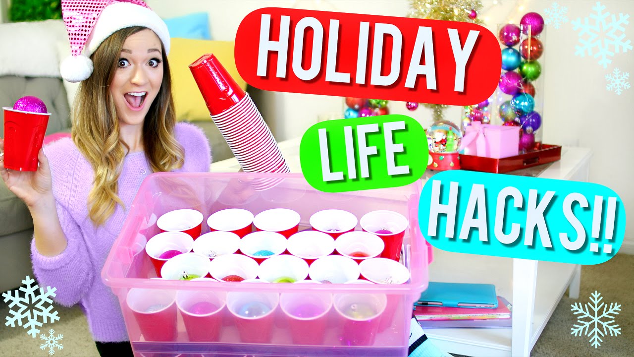 20 DIY Holiday Life Hacks!! Alisha Marie