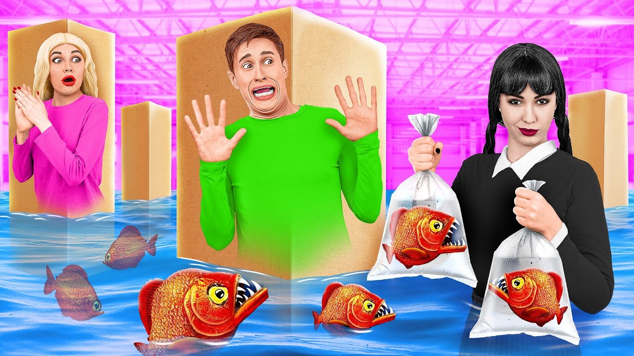 Extr&eacute;mn&iacute; Schov&aacute;vanou V&yacute;zva s Wednesday Addams Multi DO Challenge